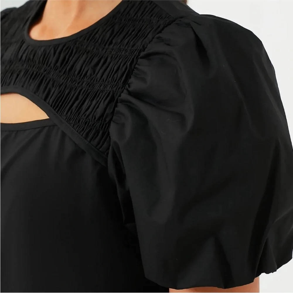HYACINTH HOUSE Black Birdie Blouse